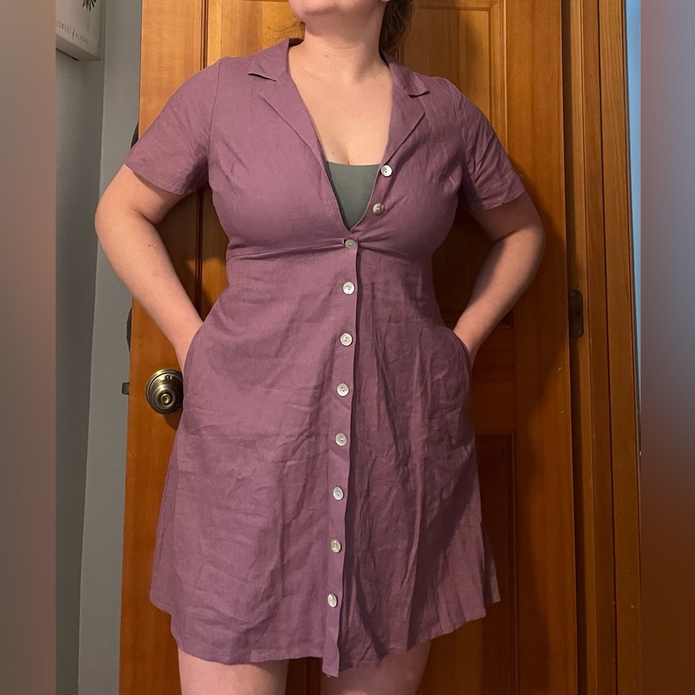 NWT Madewell Linen Dress